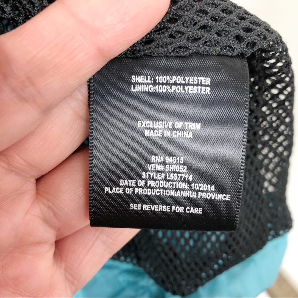 New Sam Edelman XL teal green wind breaker jacket - Picture 6 of 8